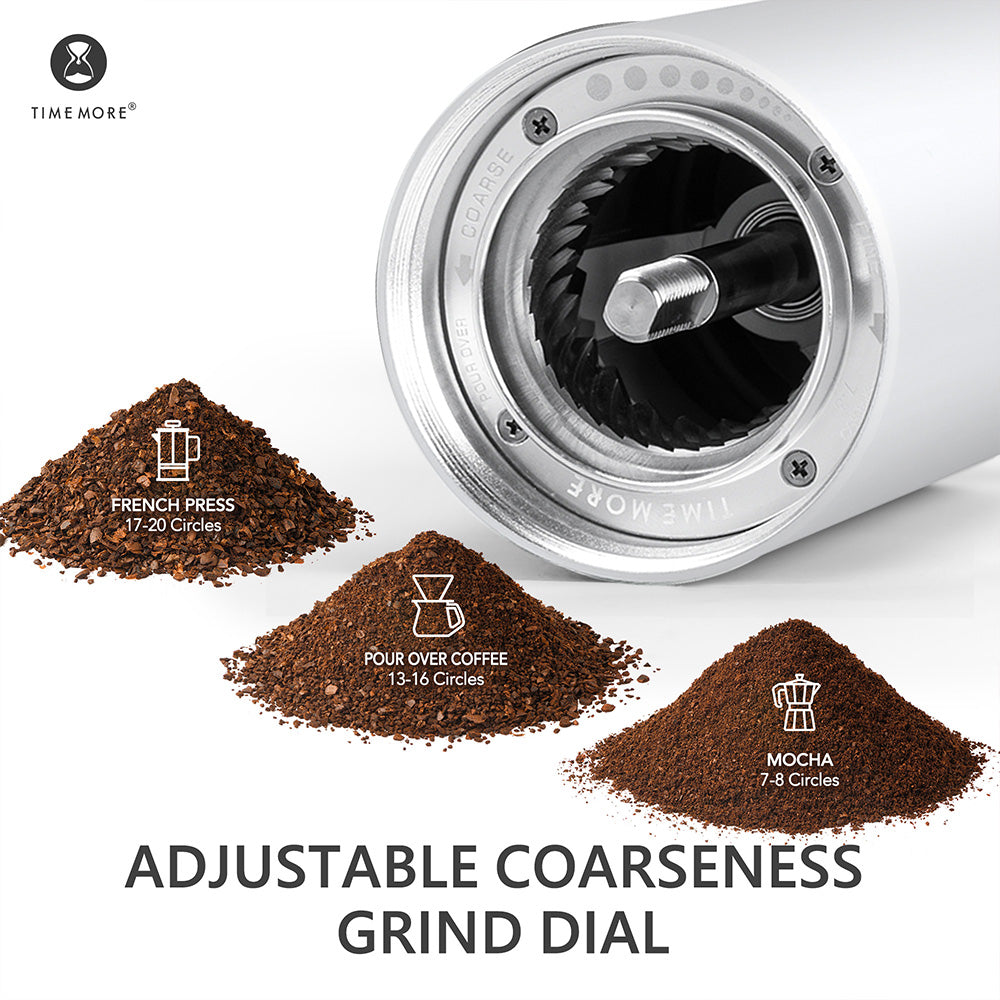 TIMEMORE Manual Coffee Grinder Chestnut C3 Max Black(Best Seller)