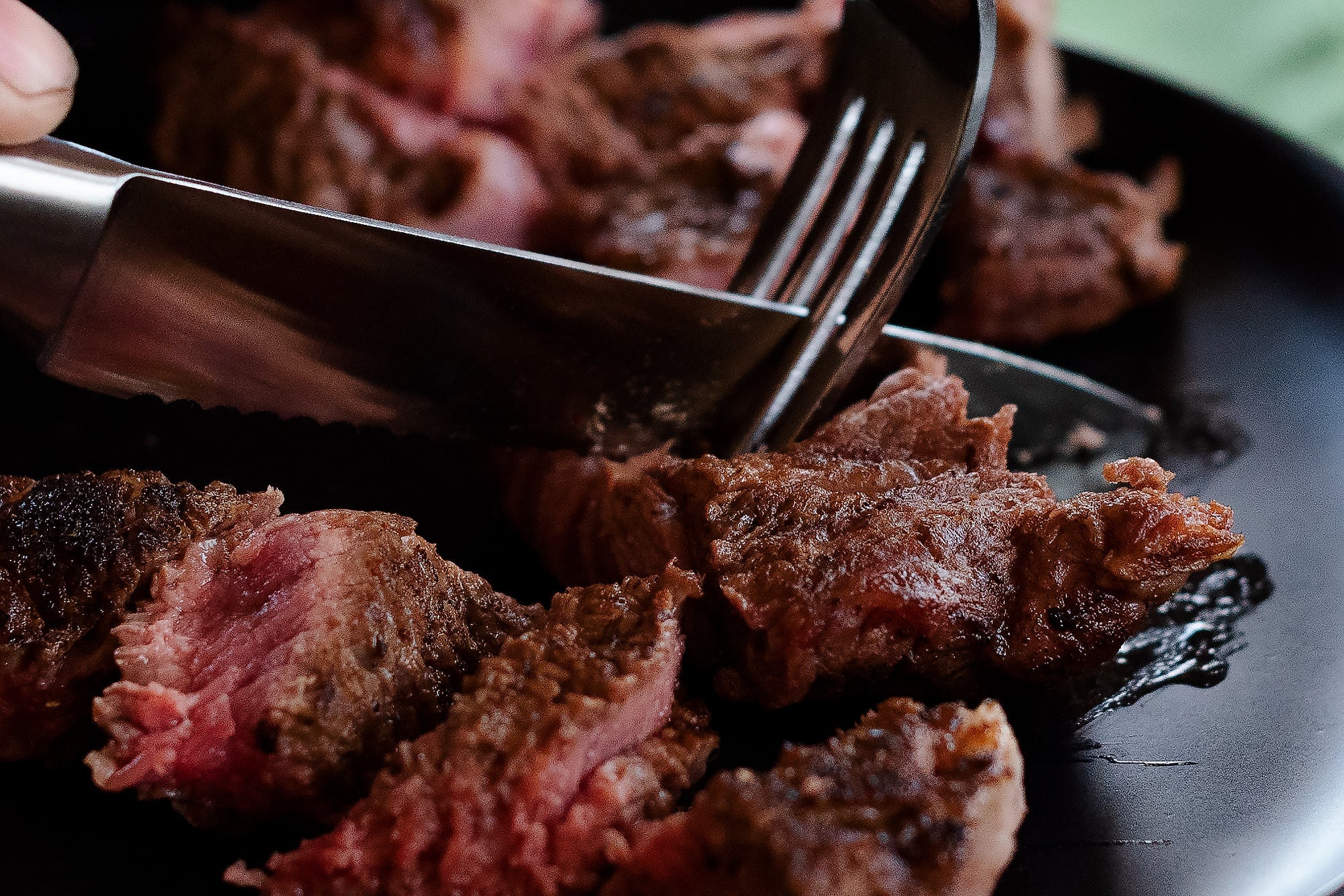 Elite Set of 4 Steak Knives - Cream