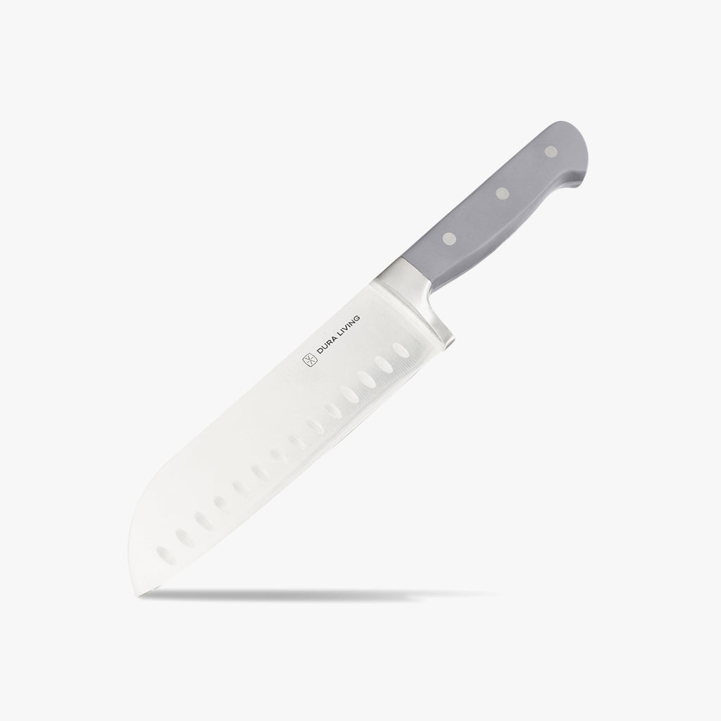 Superior 7 inch Santoku Knife - Gray