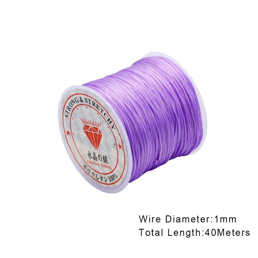 Strong Stretchy Crystal Elastic Beading Line Cord Thread String For DIY Necklace Bracelet Jewelry Making Findings