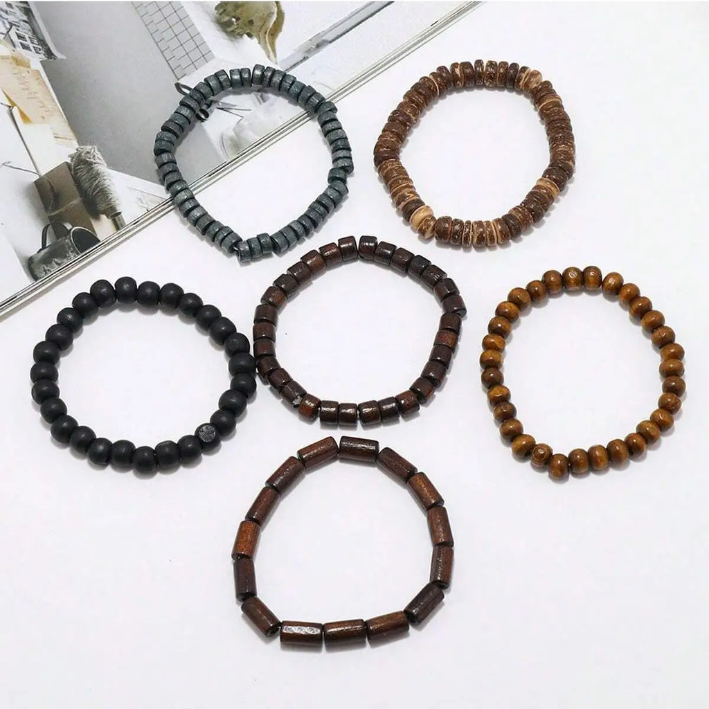 Atlas Wood Bracelet – Natural Masculine Identity