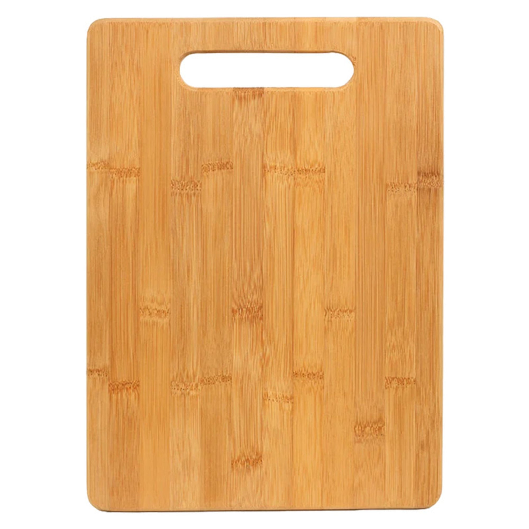 2-Piece Bamboo and Poly Cutting Board Set – Eco-Friendly Bamboo & Durable Poly Chopping Boards, White